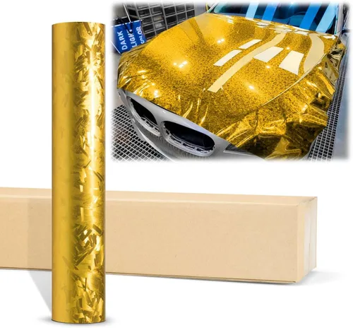 Miniatura 23 de 2 piezas de 4"x8" (10cm x 20cm) Muestra Vinilo Texturizado de Fibra de Carbono Forjada Cortada 24K Negro Brillante para Envolver Auto Carro