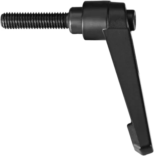 Miniatura 2 de uxcell M8 x 1.260 in Mango de sujeción ajustable Palanca de sujeción Rosca Botón de trinquete macho roscado Perillas de bloqueo Tornillo giratorio