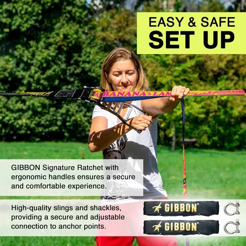 Miniatura 6 de Gibbon Banana Lama Treewear Set Slackline, XL