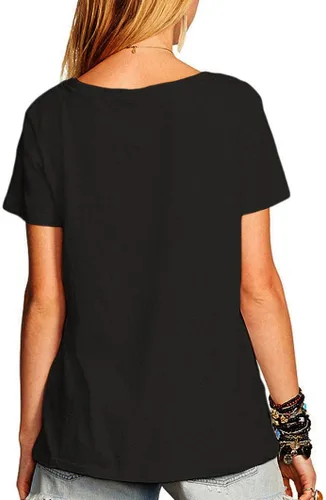 Miniatura 2 de Romastory playera manga corta de verano informal y holgada con estampa para mujer