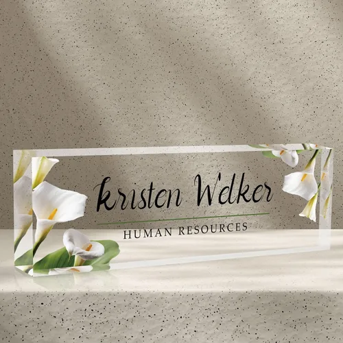 Miniatura 23 de Placa de nombre personalizada para escritorio de oficina, placas de nombre personalizadas para escritorios, placa de identificación personalizada