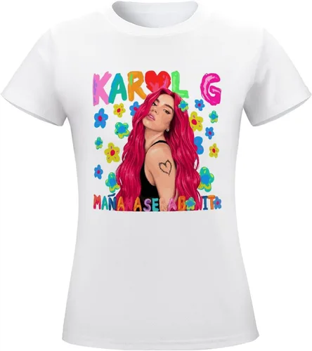 Miniatura 4 de Karols G Shirt Mananas seras Bonitos Camiseta para Mujer