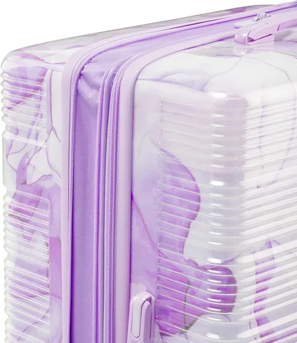 Miniatura 4 de Vacay Spotlight Clear Collections - Equipaje de rueda giratoria extensible y duro juego de 2 piezas 2028 campos de lavanda 2-Piece Set 2028