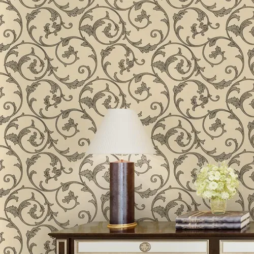 Miniatura 6 de J969 - Papel tapiz autoadhesivo extraíble de 17.7 pulgadas x 9.8 pies, papel de contacto decorativo para sala de estar, dormitorio, revestimiento