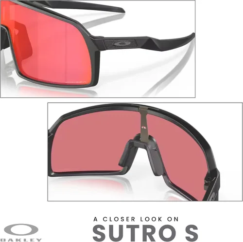 Miniatura 102 de Oakley Sutro OO9406 / OO9462 - Lentes de sol para hombre, kit de correa de accesorios, bolsa de microfibra