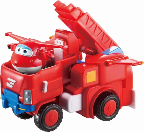Super Wings - Vehículo transformable Jett (para usar con 2 figuras)