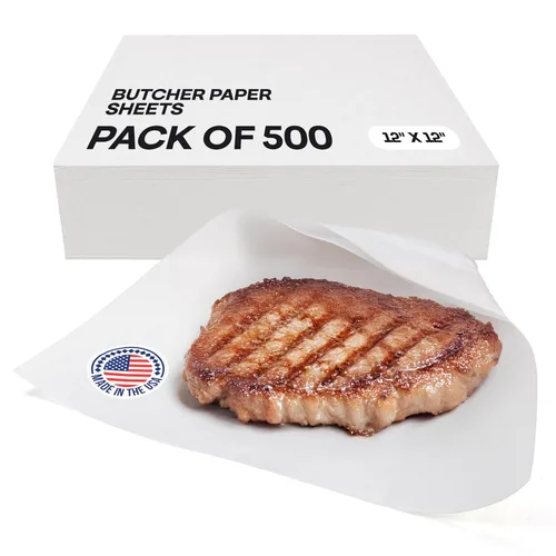 Miniatura 27 de Papel de carnicero negro de 18 x 2160 pulgadas (180 pies) – Rollo de papel de carnicero natural hecho en Estados Unidos para carne y pescado, sin