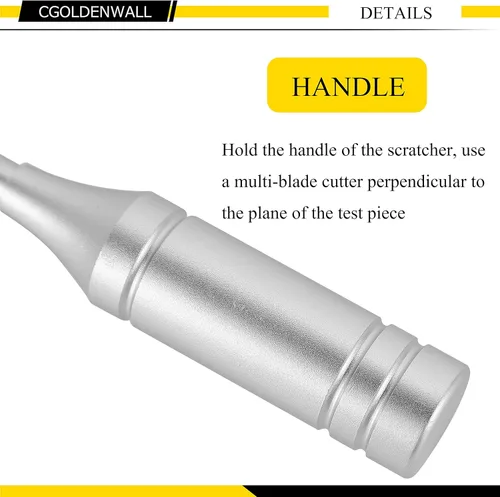 Miniatura 6 de CGOLDENWALL Probador de adhesión de escotilla cruzada Kit de probador de corte cruzado Multi-cuchillas con cuchillas de 0.039 in/0.079 in/0.118 in