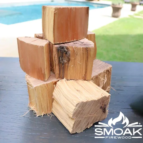 Miniatura 2 de Smoak Firewood Trozos de madera para cocinar (grado de competencia) con certificación USDA para fumar, asar a la parrilla o asar
