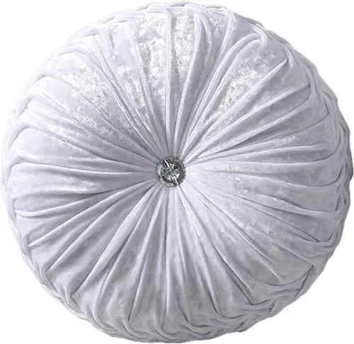 Miniatura 18 de HLOVME Cojín decorativo redondo para sofá, cama, sala de estar, cojín pequeño de suelo para adultos y niños, 13.7 pulgadas (A01-rosa)