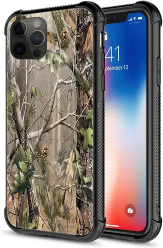 Miniatura 28 de ZHEGAILIAN Funda compatible con iPhone 12/12 Pro, funda de invasión de vaca alienígena OVNI, parte trasera de vidrio templado + funda protectora