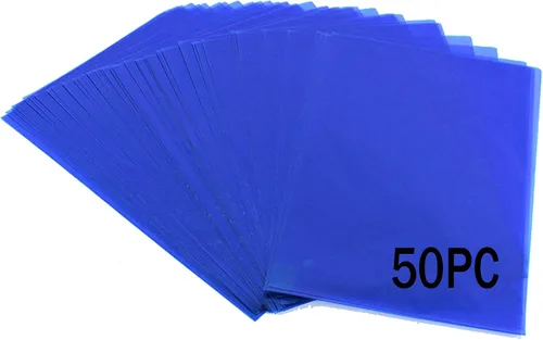 Miniatura 2 de YESON Bolsas de celofán transparentes para golosinas de celofán, bolsa de plástico para celofán, bolsa de plástico azul de 6 x 9 pulgadas, paquete