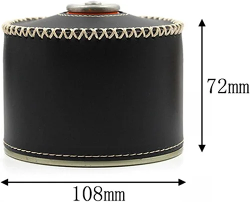 Miniatura 5 de Funda protectora de piel sintética para tanque de gasolina, funda protectora para tanque de gasolina, gran kit para acampar al aire libre