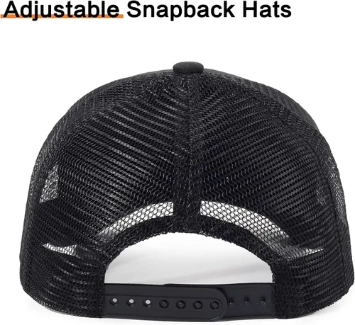 Miniatura 3 de Gorra de béisbol bordada ajustable para hombre, gorra de béisbol bordada con malla transpirable, parche cuadrado, gorras para mujer