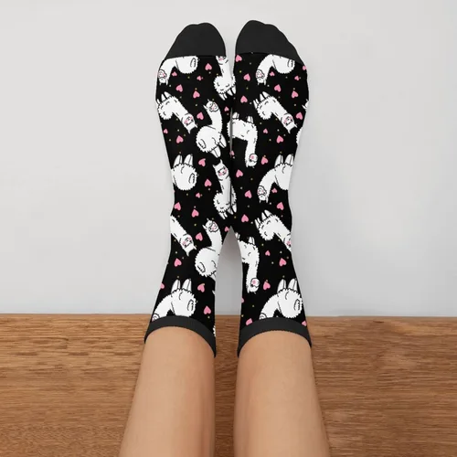 Miniatura 3 de bassyil Lindos calcetines de Axolotl novedosos, calcetines de vestir casuales locos y divertidos para mujeres y hombres