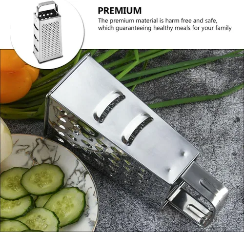 Miniatura 4 de Rallador de cocina multifuncional Cortadora de verduras Trituradora de queso Rallador de queso Cuchillas ajustables Verduras Frutas Jengibre Más