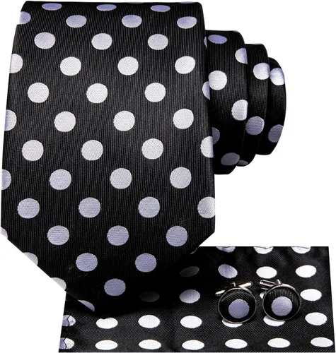 Miniatura 140 de Hi-Tie Corbatas de seda para hombre, diseño de cachemira a rayas, con bolsillo, gemelos cuadrados, conjunto formal de negocios