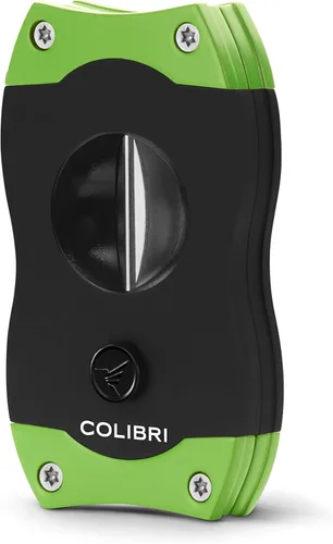 Miniatura 10 de Colibri Cortador de puros de corte en V de alta calidad, hoja ergonómica de acero inoxidable con resorte, ideal para hasta 60+ calibre de anillo