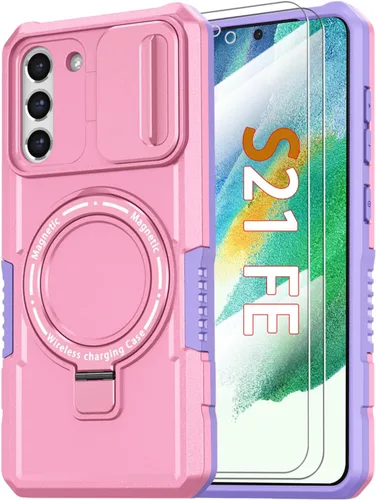 Miniatura 105 de Funda magnética para Samsung Galaxy Note 20 Ultra con soporte de anillo [con protector de pantalla] [Compatible con carga inalámbrica MagSafe] Funda