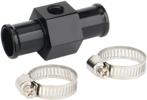 Enfriador de aceite para radiador de motor automotriz, adaptador de montaje de extremo de manguera, negro para refrigerante de agua, ventilador