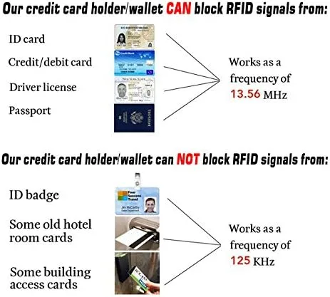 Miniatura 6 de RFID mini organizador de tarjetas de crédito, cuero auténtico, billetera compacta con visor de identificación, S, Coffee