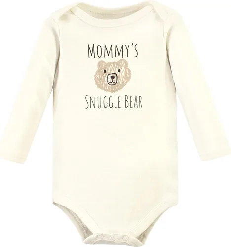Miniatura 48 de Hudson Baby Body unisex de algodón de manga larga para bebé, leopardo rosa rojo