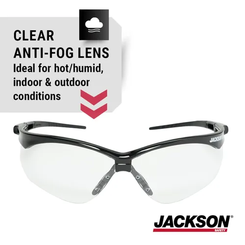 Miniatura 6 de Jackson Safety Gafas de seguridad SG – Protección ocular para hombres y mujeres – ANSI Z87.1 (paquete de 12)