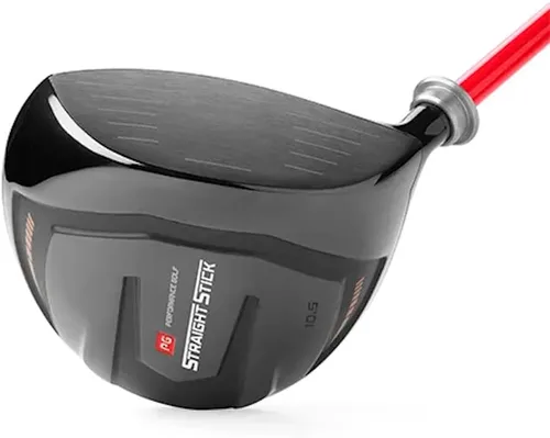 Performance Golf Straight Stick - Entrenador automático de swing para columpios de golf perfectos I retroalimentación auditiva I mejora mecánica