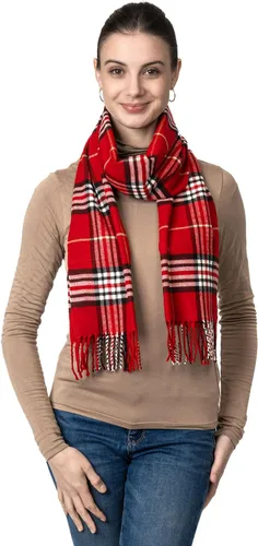 Miniatura 75 de Bufanda de invierno Achillea suave y cálida, de tartán, a cuadros, de cachemira, unisex