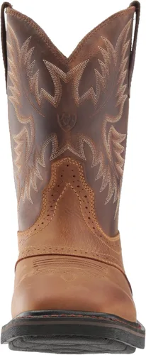 Miniatura 2 de Ariat Botas de trabajo Sierra con punta cuadrada ancha para hombre, Corteza añejada, 7