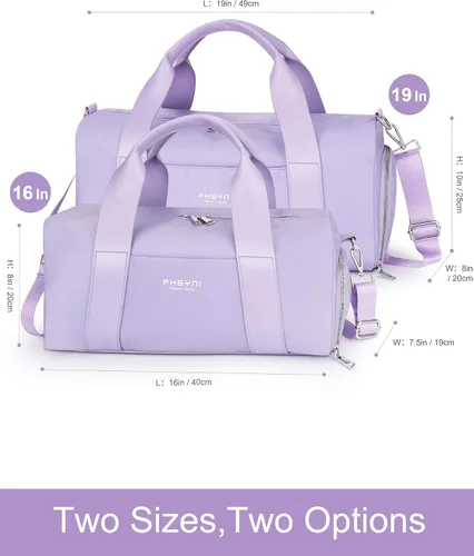 Miniatura 8 de Pequeña bolsa deportiva de gimnasio para mujeres y niñas, bolsa de lona para entrenamiento de fitness, viajes, baile, ballet, natación