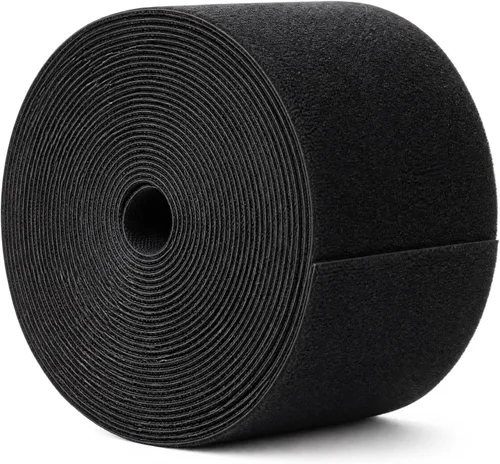 Miniatura 13 de WILLBOND Cintas de sujeción de 1/2 pulgada x 45 pies, bridas de cable reutilizables, cinta de nylon de doble cara, rollo de gancho y bucle, bridas