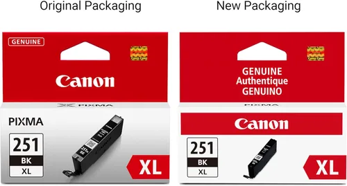 Miniatura 4 de Canon CLI-251XL - Depósito de tinta negra auténtica, compatible con MG6320, IP7220 y MG5420, MX922, MG5520, MG6420, MG7120, iX6820, iP8720, MG7520