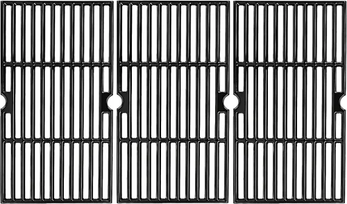 Rejillas de cocina de hierro fundido esmaltado de porcelana de 16 7/8 pulgadas para Charbroil 463441312 463432215 463461613 463436214 463436215