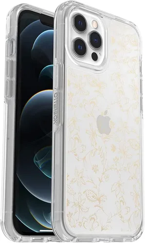 Miniatura 4 de OtterBox Symmetry Series - Funda para iPhone 12 Pro Max, diseño de pastel POP (orquídea/rosa), color rosa 2-Rosa