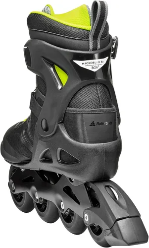 Miniatura 6 de Rollerblade Macroblade 84 BOA, Patines en línea de fitness para adultos, negro y lima, patines en línea de rendimiento