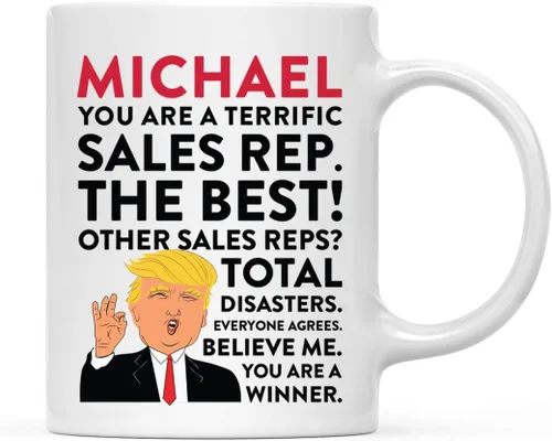 Miniatura 24 de Andaz Press Custom Trump Manual - Taza de café (11.0 fl oz), Actor, 1