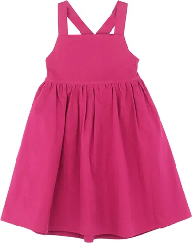 Vestido camisola casual de color sólido para niños y niñas pequeñas, vestido de princesa para fiesta, vestido de princesa, vestido con bolsillo