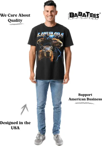 Miniatura 3 de Epic Animal Heavy Metal 80s Camiseta negra - 100% algodón - para hombre y mujer