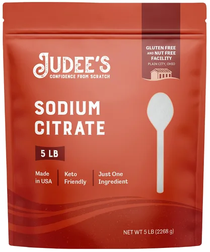 Miniatura 10 de Judee's Gluten Free Citrato de sodio en polvo, apto para cetogénicos, emulsionante de queso sin nueces, ayuda para cocinar citrato de sodio a