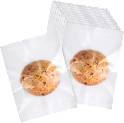 Miniatura 10 de Bolsas de sellado térmico transparentes de 4 x 6 para galletas, bolsas transparentes para galletas con sello, bolsa pequeña para empacar dulces