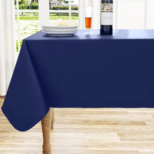 Miniatura 41 de homing - Mantel cuadrado de vinilo, mantel de plástico impermeable y a prueba de derrames con respaldo de franela, cubierta de mesa fácil de limpiar
