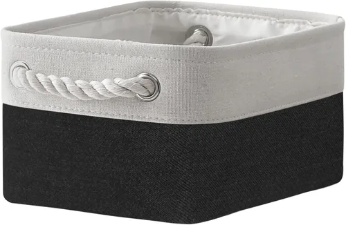 Miniatura 104 de TheWarmHome Contenedores de almacenamiento para estantes, tamaño mediano, 3 unidades, 13.8 pulgadas de largo x 9.8 pulgadas de ancho x 6.7 pulgadas