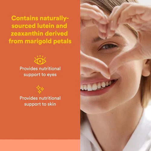 Miniatura 2 de Natural Factors, Luteína 40 mg, soporte antioxidante para ojos y piel sanos con zeaxantina, 60 cápsulas blandas