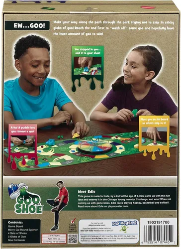 Miniatura 2 de Goo on My Shoe - Juego de mesa familiar tonto y pegajoso - Hecho por niños para niños - para mayores de 4 años - 2-4 jugadores