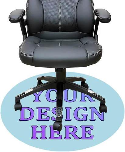 Miniatura 26 de Tapete redondo personalizado para silla de escritorio de oficina, diseño de tu propio logotipo de foto, texto, alfombrillas circulares