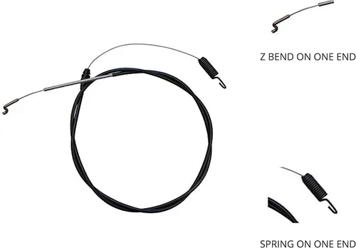 Miniatura 3 de Cable de freno 105‑1844 – Reemplazo para cortacéspedes de empuje Walk‑Behind, se adapta a sistemas de frenos de motor estándar