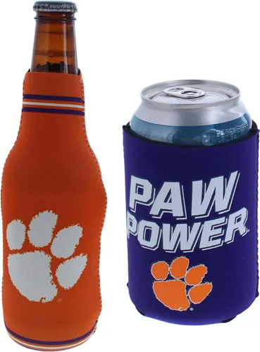 Miniatura 73 de College Team Color Logo Can & Bottle Holder Insulator Beverage Cooler Set