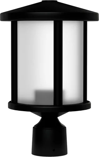 Miniatura 12 de KASTLITE Lámpara de poste para exteriores, se adapta a postes de lámpara de 3 pulgadas, luz de poste de linterna impermeable antioxidante, base E26