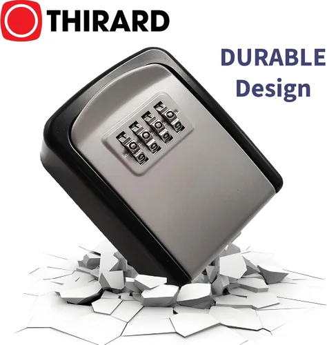 Miniatura 5 de THIRARD Caja de llaves: cerradura mecánica segura para el hogar y la oficina, diseño duradero y resistente a la intemperie, gestión eficiente
